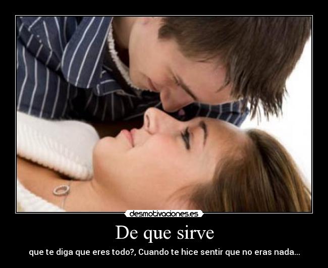 De que sirve -
