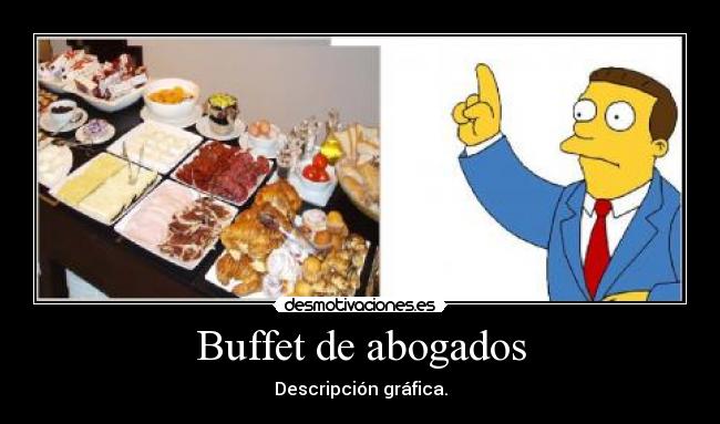 Buffet de abogados - Descripción gráfica.