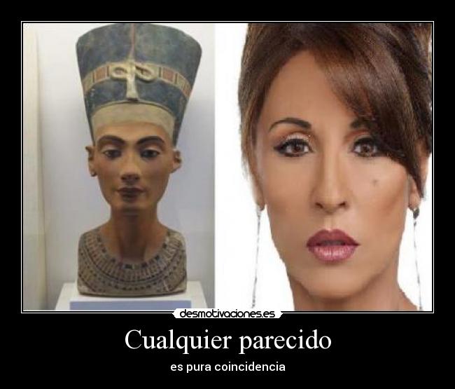 Cualquier parecido - es pura coincidencia