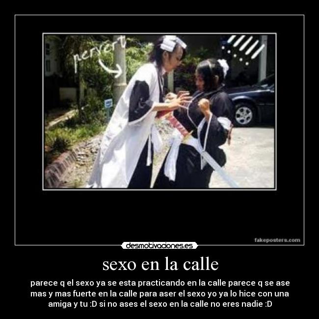 sexo en la calle -