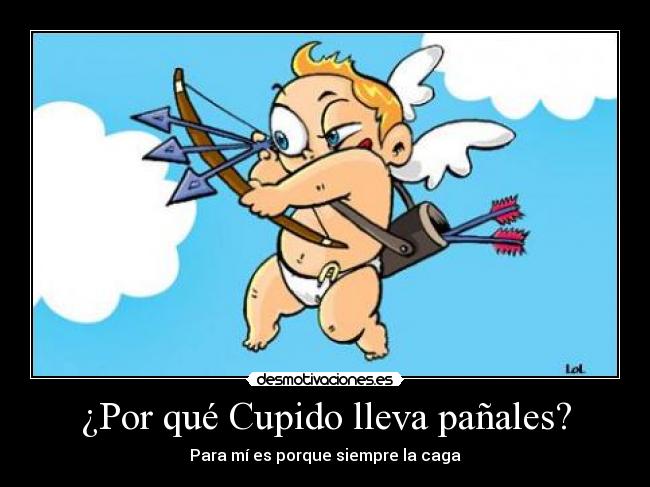 ¿Por qué Cupido lleva pañales? - 