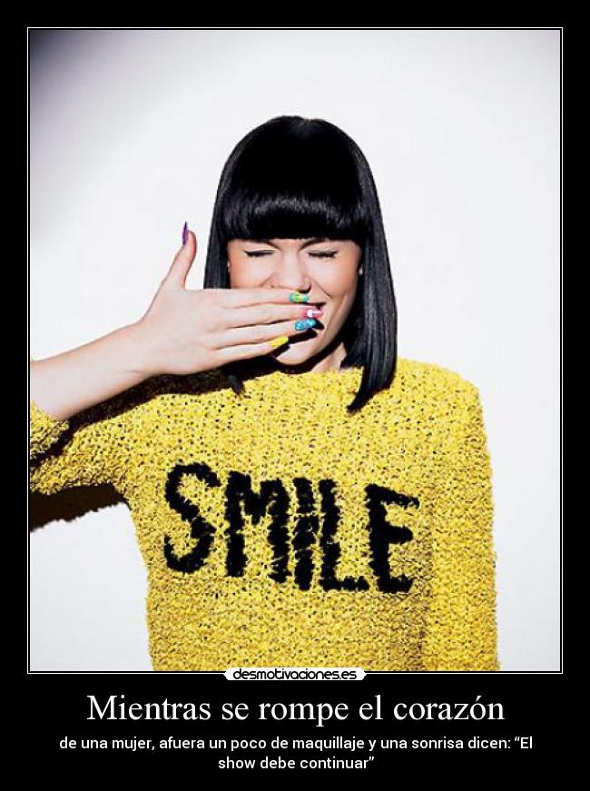 Mientras se rompe el corazón -