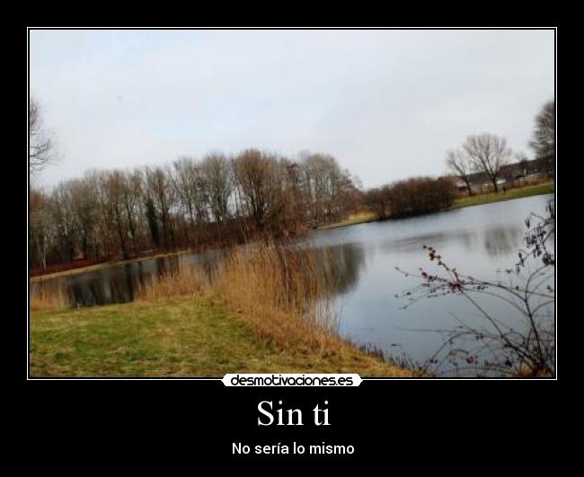 Sin ti - No sería lo mismo