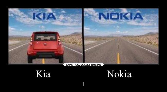 carteles kia nokia desmotivaciones