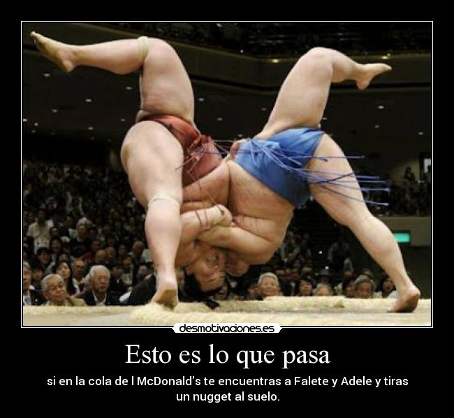 Esto es lo que pasa -