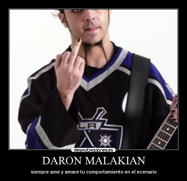 DARON MALAKIAN - siempre ame y amare tu comportamiento en el ecenario