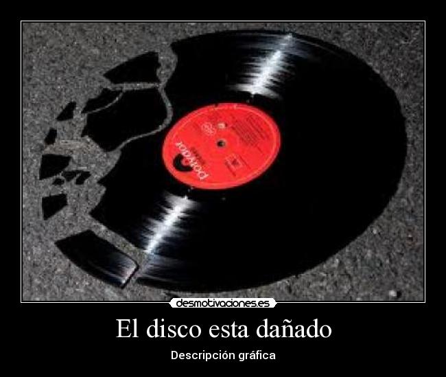 El disco esta dañado -