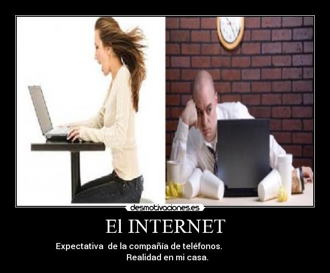 carteles internet internet telmex lento comptadora desmotivaciones