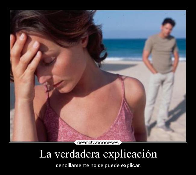 carteles verdadera explicacion sencillamente puede explicar cola pareja pelea playa desmotivaciones