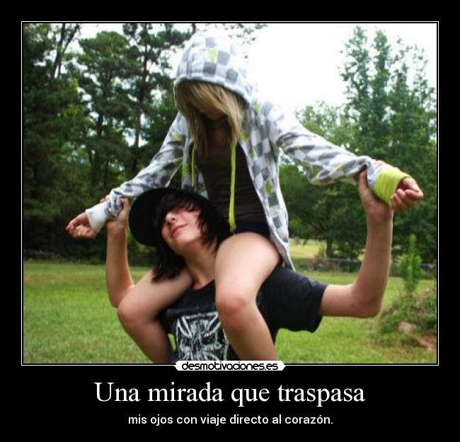 Una mirada que traspasa -