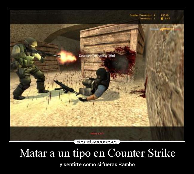 carteles counter strike desmotivaciones