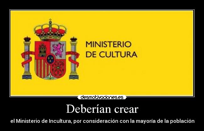 Deberían crear - 