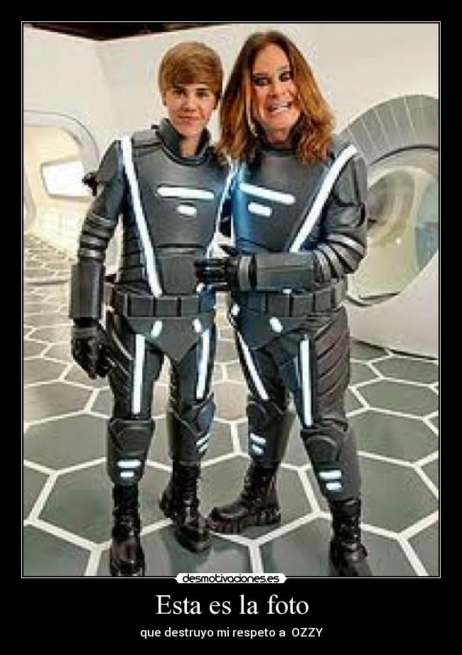 Esta es la foto - que destruyo mi respeto a OZZY