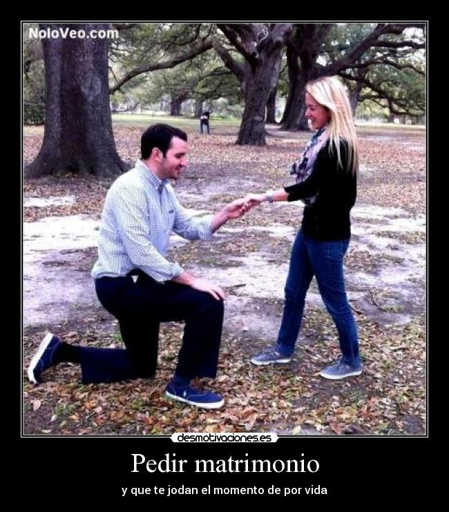Pedir matrimonio - 
