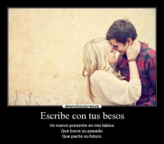 Escribe con tus besos - 