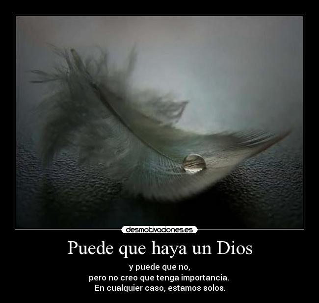 Puede que haya un Dios - 
