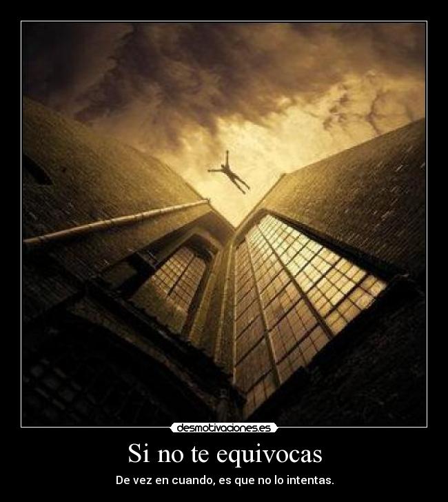 Si no te equivocas - 