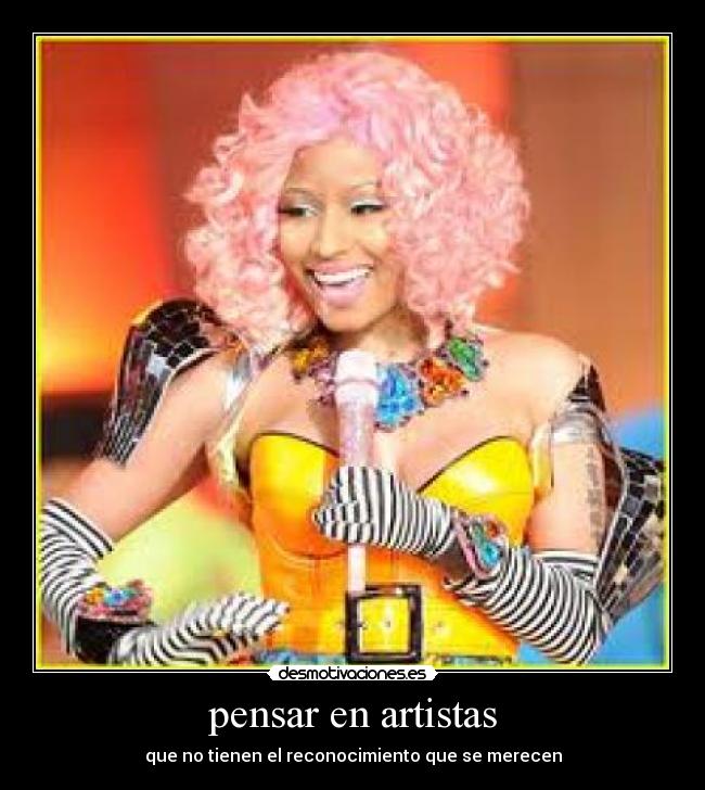 pensar en artistas -