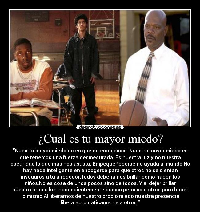 ¿Cual es tu mayor miedo? - 