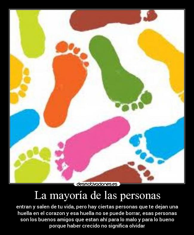 La mayoría de las personas - 