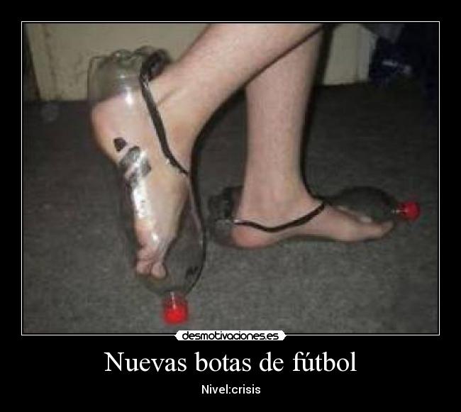 Nuevas botas de fútbol -