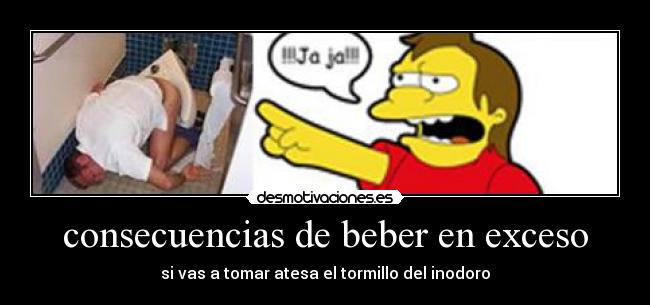 consecuencias de beber en exceso -