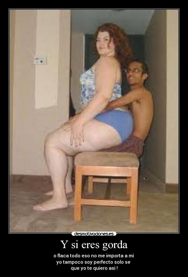 carteles gorda flaca desmotivaciones