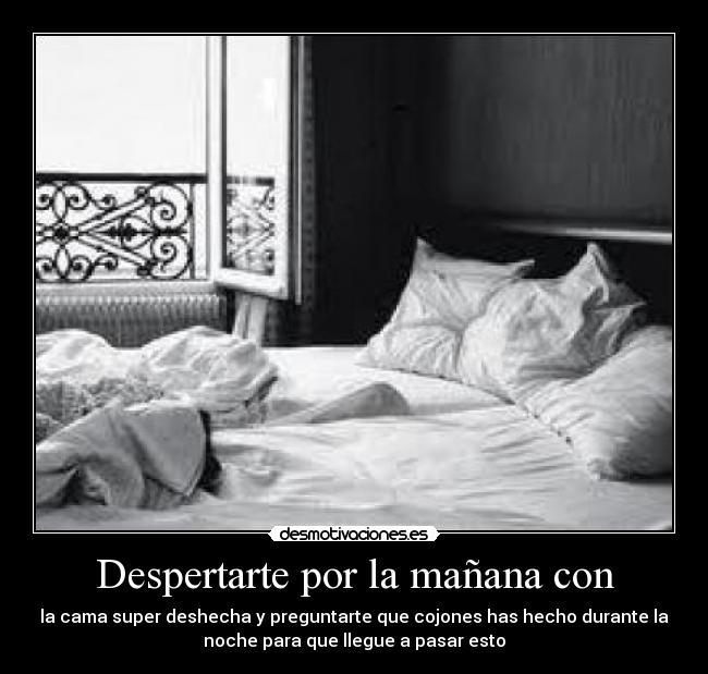 Despertarte por la mañana con - 