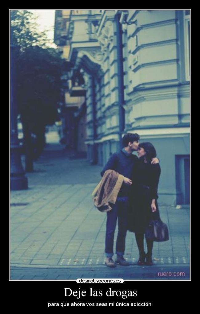 Deje las drogas -