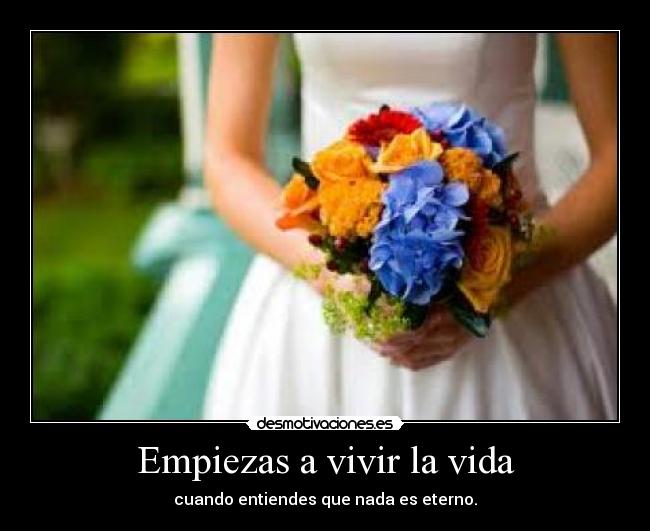 Empiezas a vivir la vida - 
