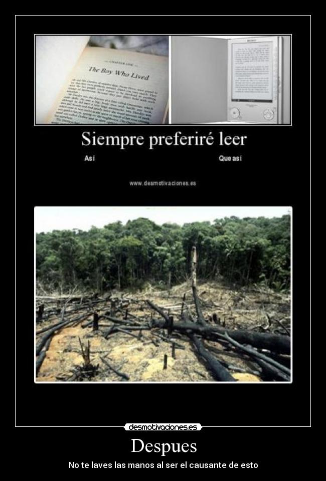 Despues - No te laves las manos al ser el causante de esto