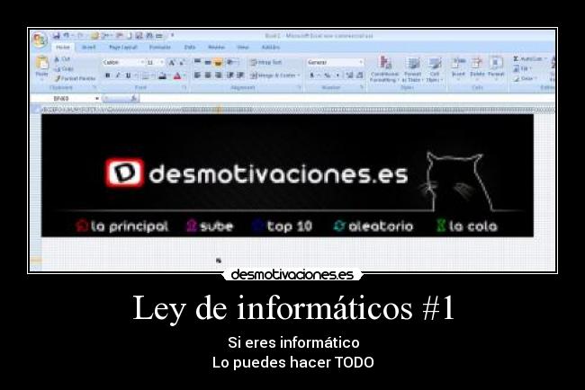 Ley de informáticos #1 -