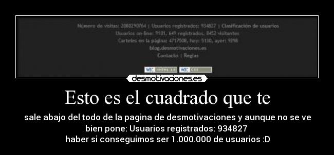 Esto es el cuadrado que te -