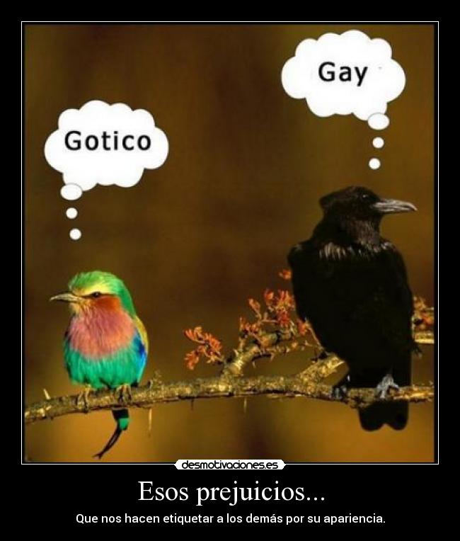 Esos prejuicios... - 