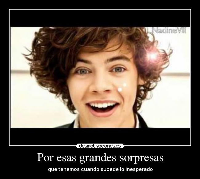 Por esas grandes sorpresas - 