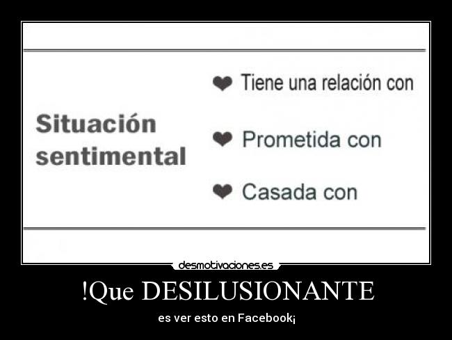 !Que DESILUSIONANTE -