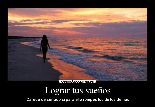 Lograr tus sueños -