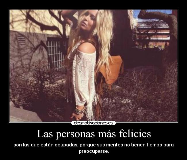 Las personas más felicies -