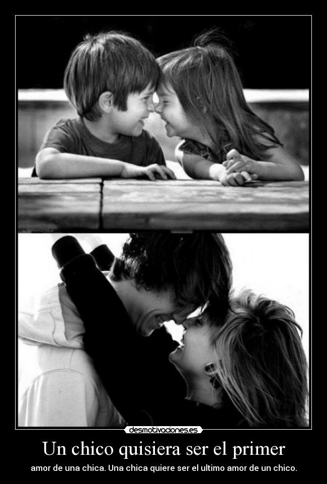 Un chico quisiera ser el primer -