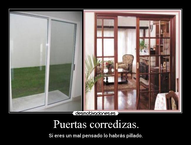 Puertas corredizas. - 