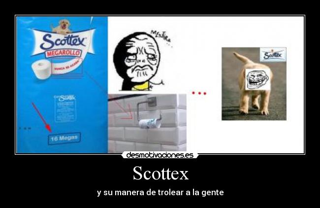 Scottex - y su manera de trolear a la gente