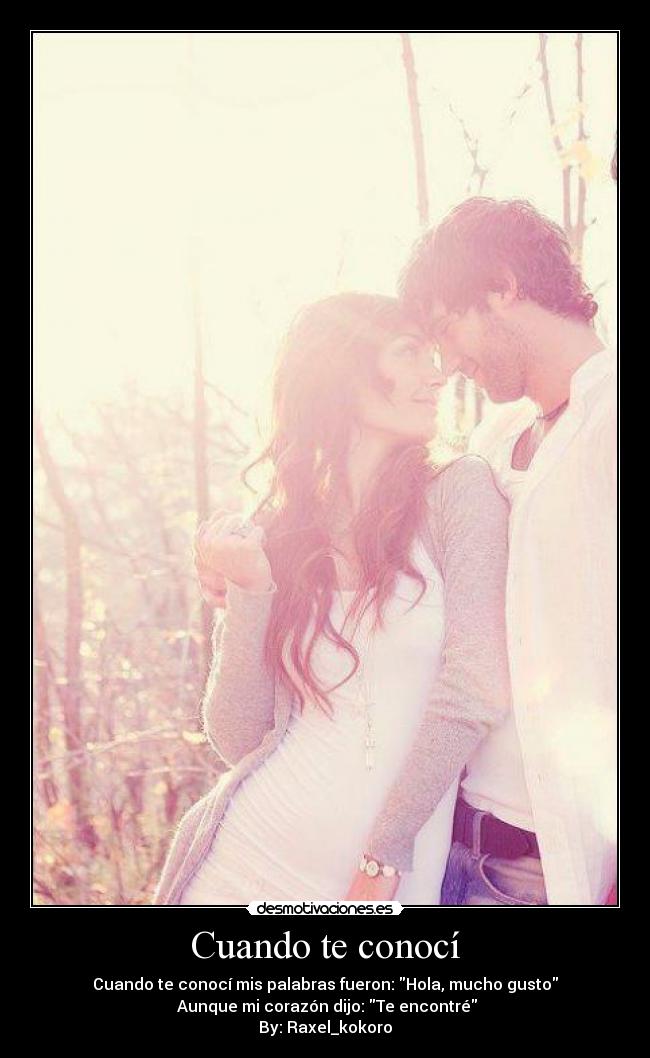 Cuando te conocí -