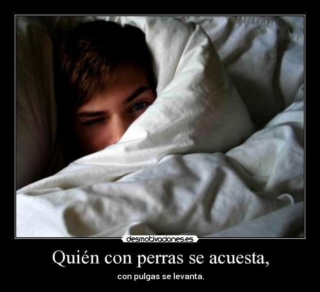 Quién con perras se acuesta, - 