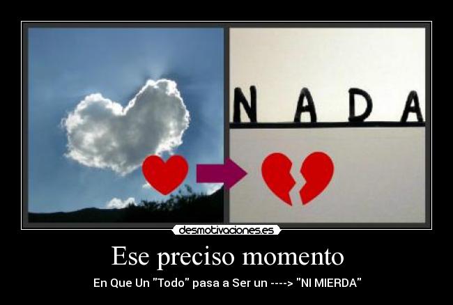 Ese preciso momento -