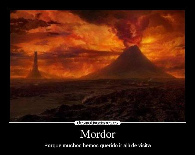 carteles mordor desmotivaciones