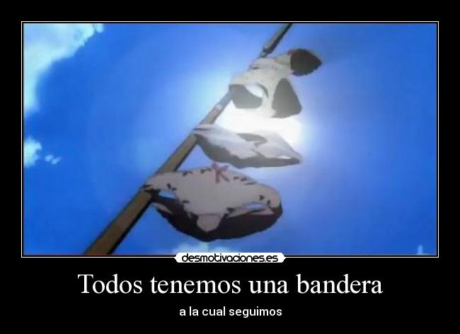 Todos tenemos una bandera - a la cual seguimos