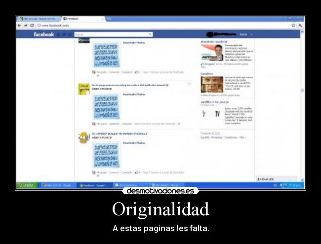 Originalidad - A estas paginas les falta.