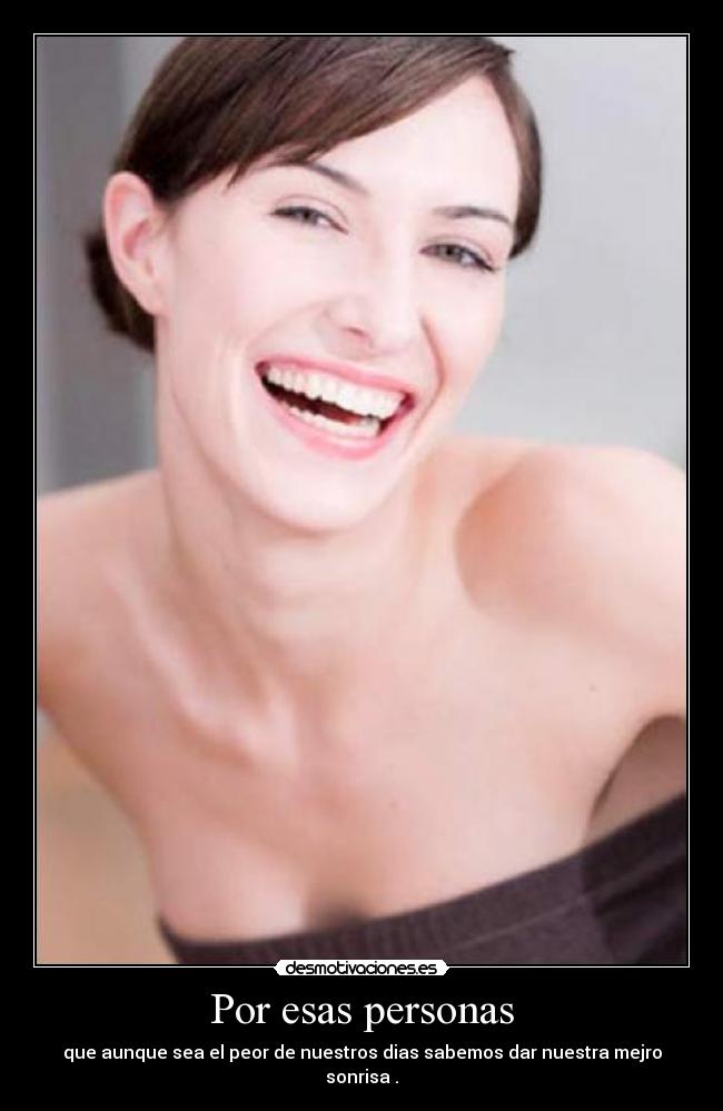 Por esas personas - 