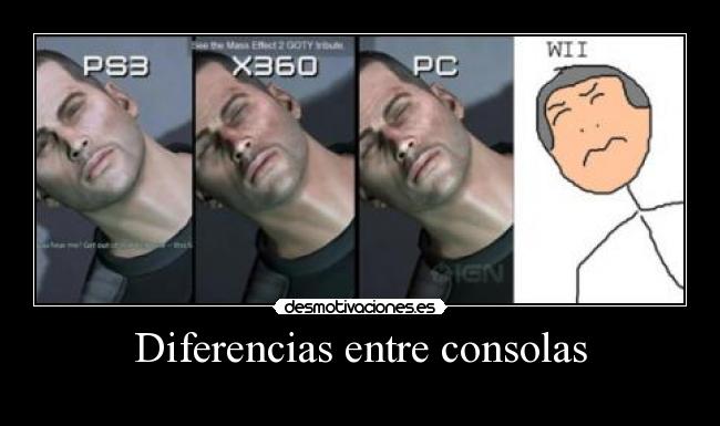 Diferencias entre consolas - 