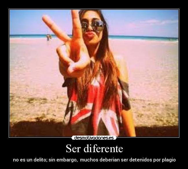 Ser diferente - 